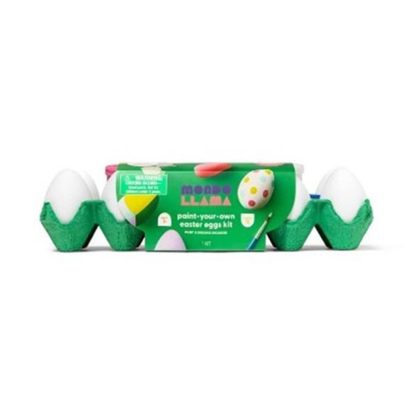 12pk Paint-Your-Own Easter Eggs Kit - Mondo Llama - Picture 1 of 3